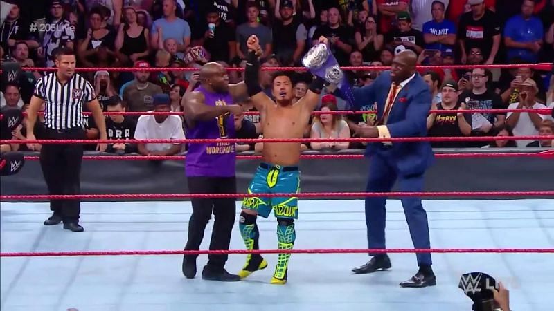 Akira Tozawa was able to dethrone Neville just six days before SummerSlam